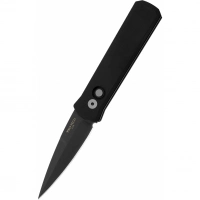 Автоматический складной нож Pro-Tech Godson 721 Black, сталь 154CM, рукоять алюминий, черный купить в Иванове