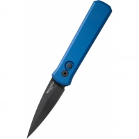 Автоматический складной нож Pro-Tech Godson 721-Blue, сталь 154CM, рукоять алюминий, синий купить в Иванове