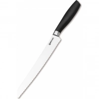 Кухонный хлебный нож Bker Core Professional Bread Knife, 220 мм, сталь X50CrMoV15, рукоять пластик купить в Иванове