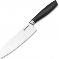 Кухонный нож шефа Bker Core Santoku, 163 мм, сталь X50CrMoV15, рукоять пластик купить в Иванове