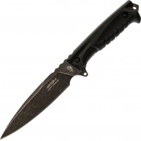 Нож Антей-3 Black, сталь AUS8, рукоять эластомер купить в Иванове
