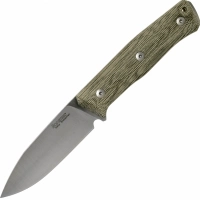 Нож с фиксированным клинком LionSteel B35, сталь Sleipner, рукоять Green canvas micarta купить в Иванове