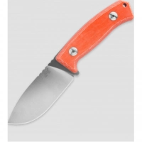 Нож с фиксированным клинком LionSteel M2 MiOR, сталь D2, рукоять Orange micarta купить в Иванове