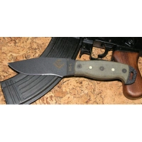 Нож с фиксированным клинком Ontario «NS-4 Black Canvas Micarta Handle» купить в Иванове