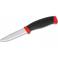 Нож с фиксированным лезвием Morakniv Companion F Rescue, сталь Sandvik 12С27, рукоять резина/пластик купить в Иванове