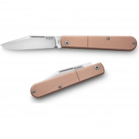 Складной нож LionSteel Barlow Slim Shuffler, сталь M390, рукоять Copper купить в Иванове