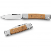 Складной нож LionSteel BestMan Clip, сталь M390, рукоять Natural micarta купить в Иванове