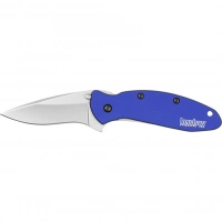 Складной полуавтоматический нож KERSHAW SCALLION, сталь 420HC, рукоять синий алюминий купить в Иванове