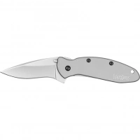 Складной полуавтоматический нож KERSHAW SCALLION, сталь 420HC, рукоять Stainless Steel купить в Иванове