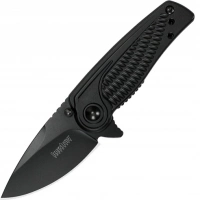 Складной полуавтоматический нож Kershaw Spoke K1313BLK, сталь 4Cr14, рукоять нержавеющая сталь купить в Иванове