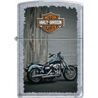 Зажигалка ZIPPO Harley-Davidson® Байк, с покрытием Street Chrome™, латунь/сталь, серебристая, 36x12x56 мм купить в Иванове