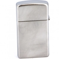 Зажигалка ZIPPO Slim® с покрытием Satin Chrome™, латунь/сталь, серебристая, матовая, 30х10×55 мм купить в Иванове