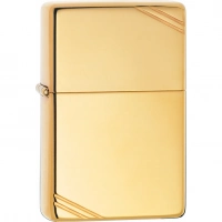 Зажигалка ZIPPO Vintage™ с покрытием High Polish Brass купить в Иванове